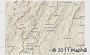 Shaded Relief 3D Map of Pak Lay