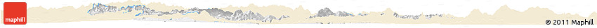 Classic Style Horizon Map of Pak Lay, single color outside