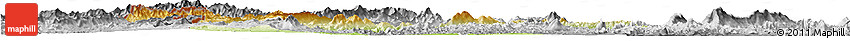 Physical Horizon Map of Pak Lay, desaturated