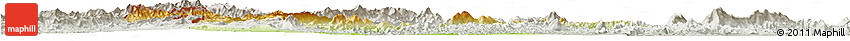 Physical Horizon Map of Pak Lay, lighten, semi-desaturated