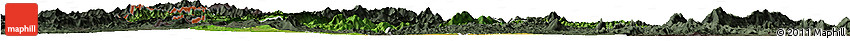 Satellite Horizon Map of Pak Lay, darken, semi-desaturated