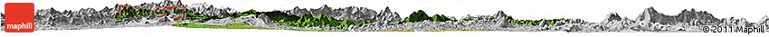 Satellite Horizon Map of Pak Lay, lighten, desaturated