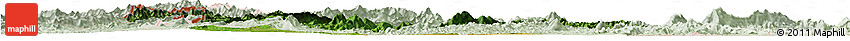 Satellite Horizon Map of Pak Lay, lighten