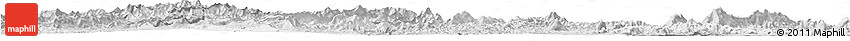 Silver Style Horizon Map of Pak Lay