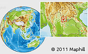 Physical Location Map of Pak Lay