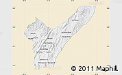 Classic Style Map of Pak Lay, single color outside