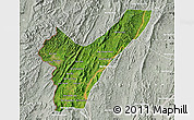 Satellite Map of Pak Lay, lighten, semi-desaturated