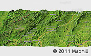 Satellite Panoramic Map of Pak Lay