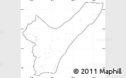 Blank Simple Map of Pak Lay, cropped outside, no labels