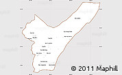 Classic Style Simple Map of Pak Lay, cropped outside