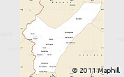 Classic Style Simple Map of Pak Lay