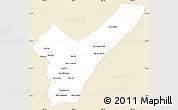 Classic Style Simple Map of Pak Lay, single color outside