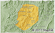 Savanna Style 3D Map of Phieng