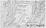 Silver Style 3D Map of Phieng