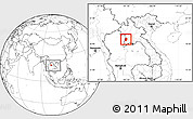 Blank Location Map of Phieng, within the entire country