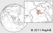 Blank Location Map of Phieng, highlighted parent region