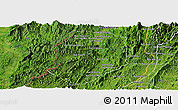 Satellite Panoramic Map of Phieng