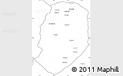Blank Simple Map of Phieng