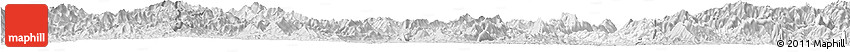 Silver Style Horizon Map of Sayaboury