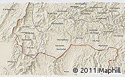 Shaded Relief 3D Map of Xieng Hon