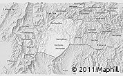 Silver Style 3D Map of Xieng Hon