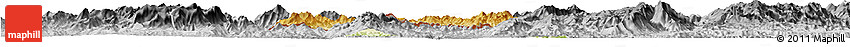Physical Horizon Map of Xieng Hon, desaturated