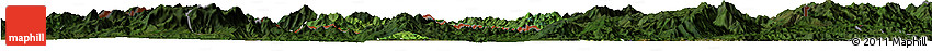 Satellite Horizon Map of Xieng Hon, darken