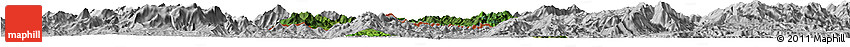 Satellite Horizon Map of Xieng Hon, lighten, desaturated