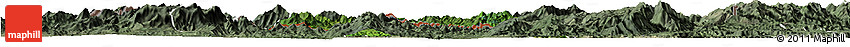 Satellite Horizon Map of Xieng Hon, semi-desaturated