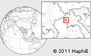 Blank Location Map of Xieng Hon