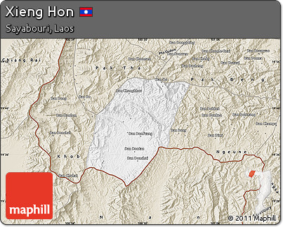 Classic Style Map of Xieng Hon