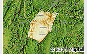 Physical Map of Xieng Hon, satellite outside