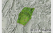 Satellite Map of Xieng Hon, lighten, semi-desaturated