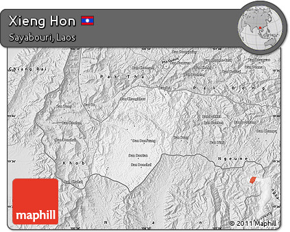 Silver Style Map of Xieng Hon
