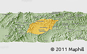Savanna Style Panoramic Map of Xieng Hon
