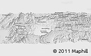 Silver Style Panoramic Map of Xieng Hon
