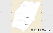 Classic Style Simple Map of Xieng Hon, single color outside