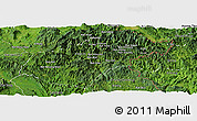 Satellite Panoramic Map of Kaleum