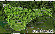 Satellite 3D Map of Vientiane 2, darken