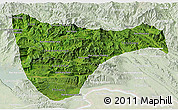 Satellite 3D Map of Vientiane 2, lighten