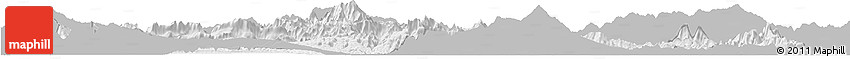Gray Horizon Map of Vientiane 2, single color outside