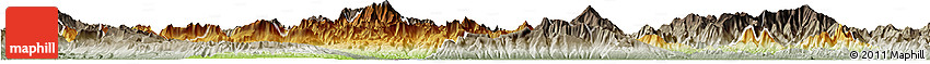 Physical Horizon Map of Vientiane 2, semi-desaturated