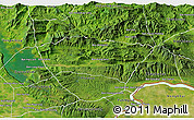 Satellite 3D Map of Longsane
