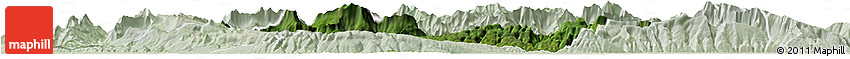 Satellite Horizon Map of Longsane, lighten