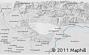 Silver Style 3D Map of Phoune