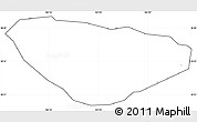 Blank Simple Map of Phoune, cropped outside, no labels