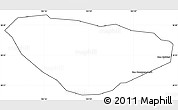 Blank Simple Map of Phoune, cropped outside