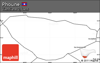 Blank Simple Map of Phoune