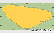 Savanna Style Simple Map of Phoune, cropped outside