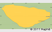 Savanna Style Simple Map of Phoune, single color outside